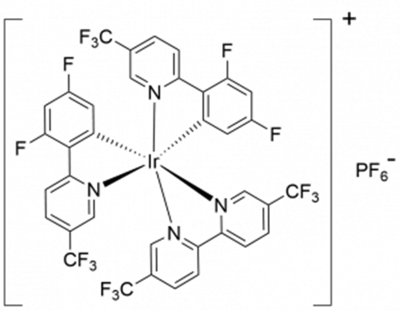 [Ir (dF (CF3) ppy)2(5, 5 DCF)3Bpy)] PF6 CAS-Nr.: 1973375-72-2
   