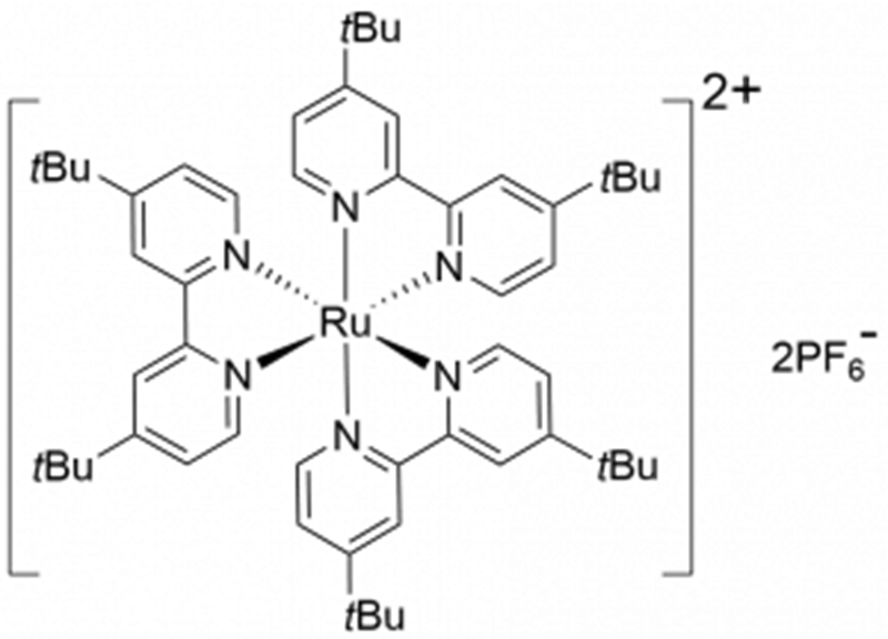 [Ru (dtbbpy)3] [PF6]2 CAS-Nr.: 75777-87-6
   