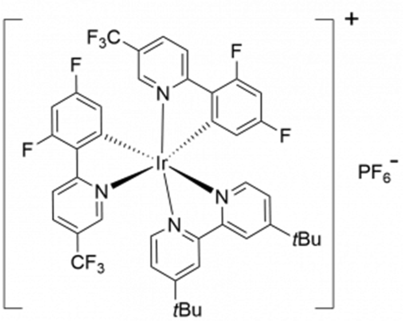 [Ir (dF (CF3) ppy)2(dtbpy)]PF6 CAS-Nr.: 870987-63-6
   